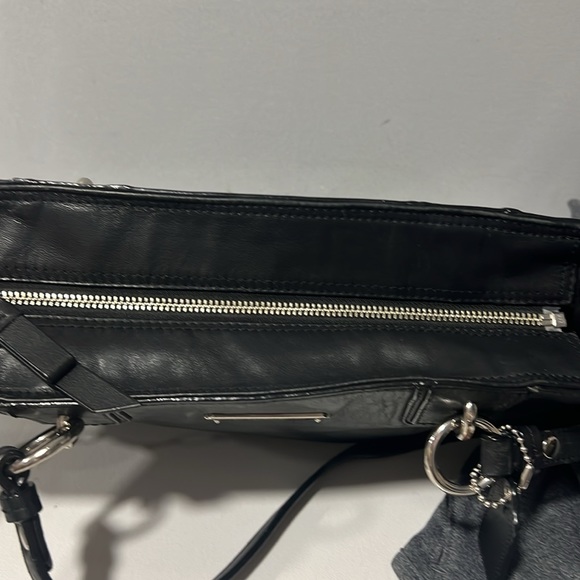 Coach F19456 Womens North South Gallery Tote Leather Bag Black - Picture 12 of 12